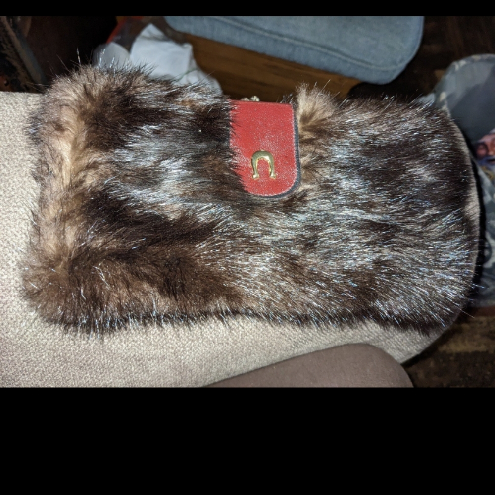 Vintage Genuine Mink Clutch Bag Mink Fur Wallet Gilmore?